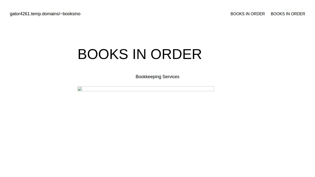 Books In Order LLC page
