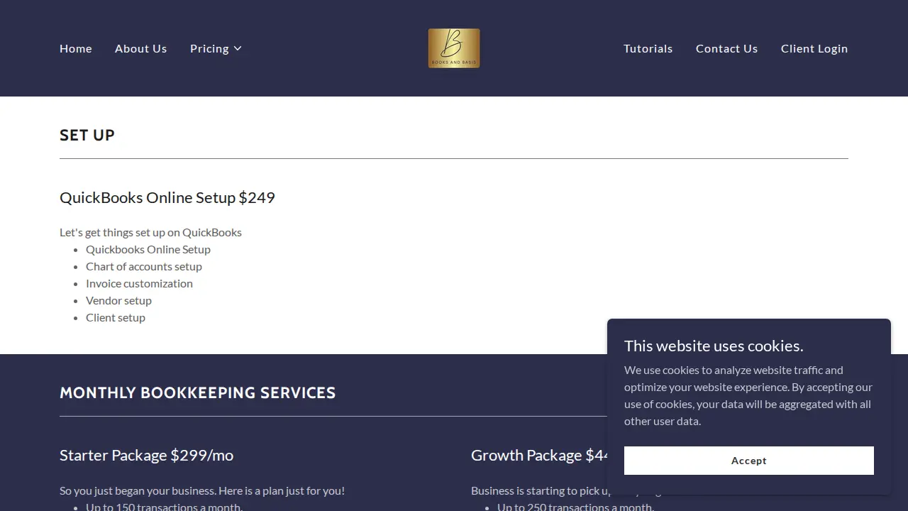Books and Basis page