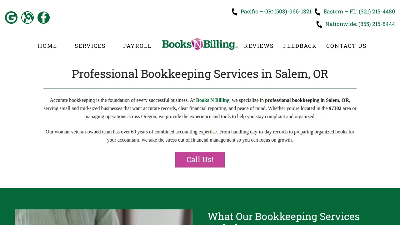 Books N Billing Inc page