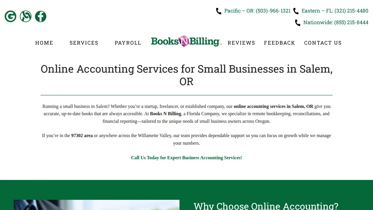 Books N Billing Inc page
