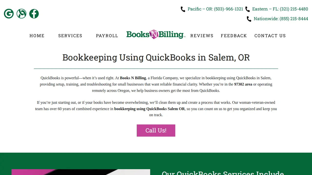 Books N Billing Inc page