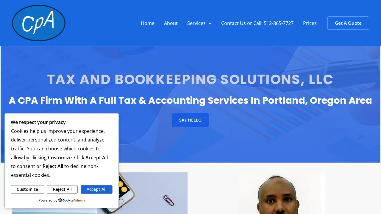 Tax And Bookkeeping Solutions, LLC page