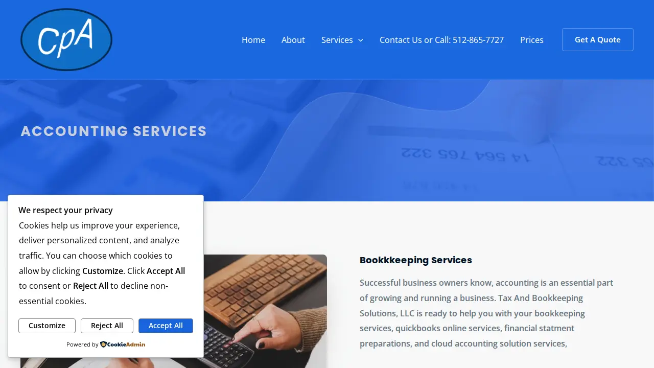 Tax And Bookkeeping Solutions, LLC page