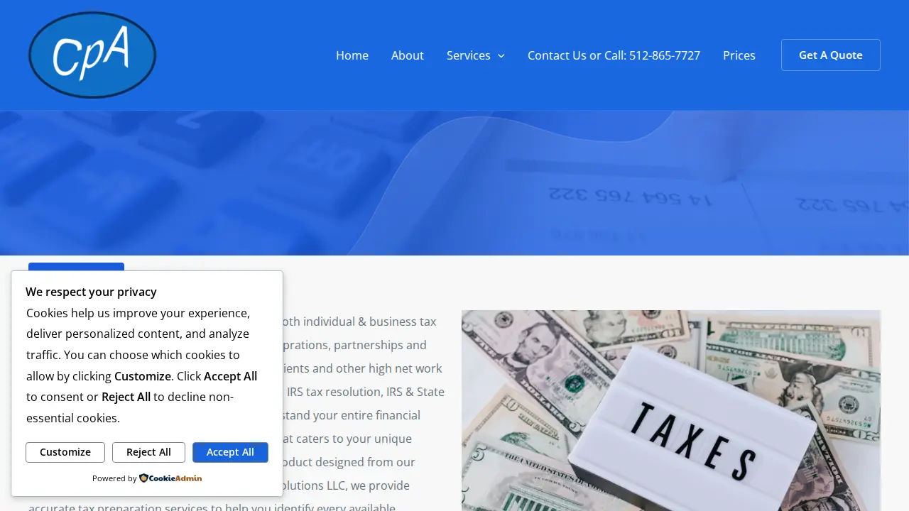 Tax And Bookkeeping Solutions, LLC page