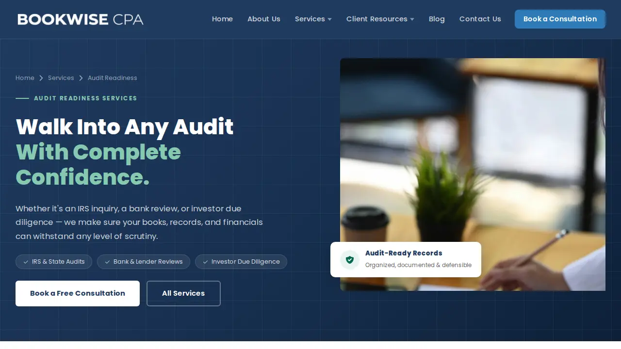 Bookwise CPA page