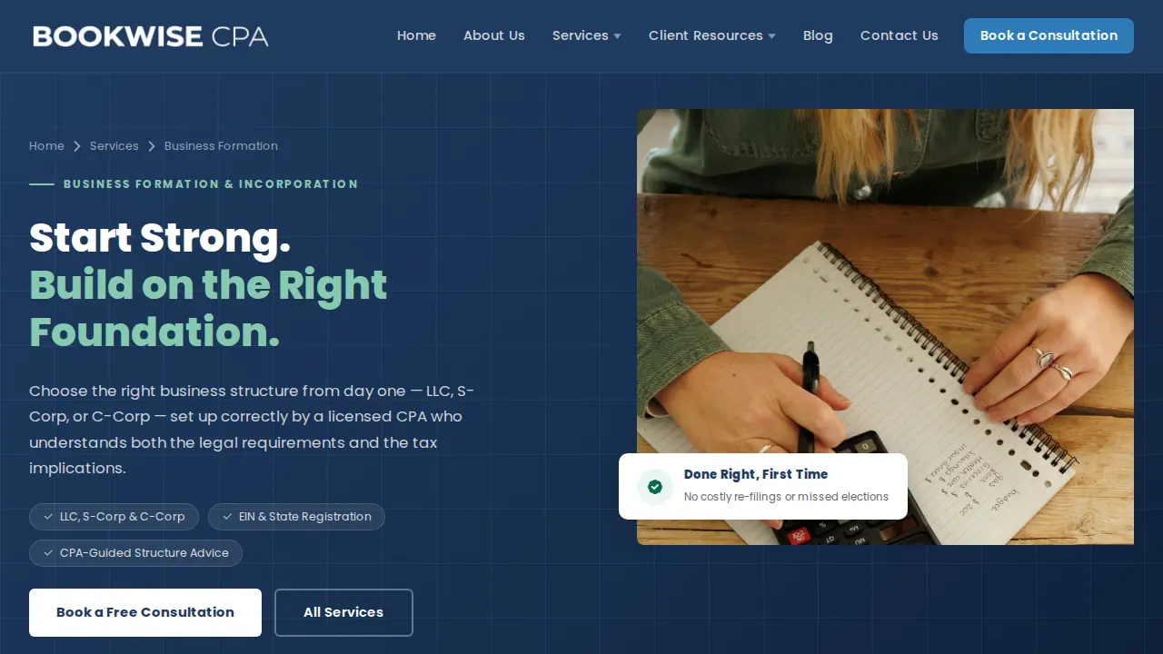 Bookwise CPA page