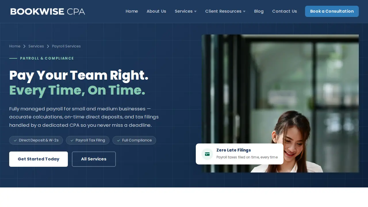 Bookwise CPA page