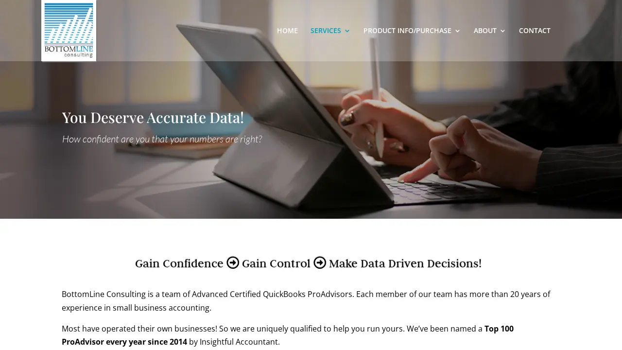 BottomLine Consulting, Inc page