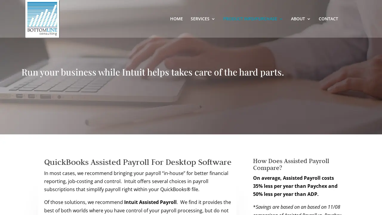 BottomLine Consulting, Inc page