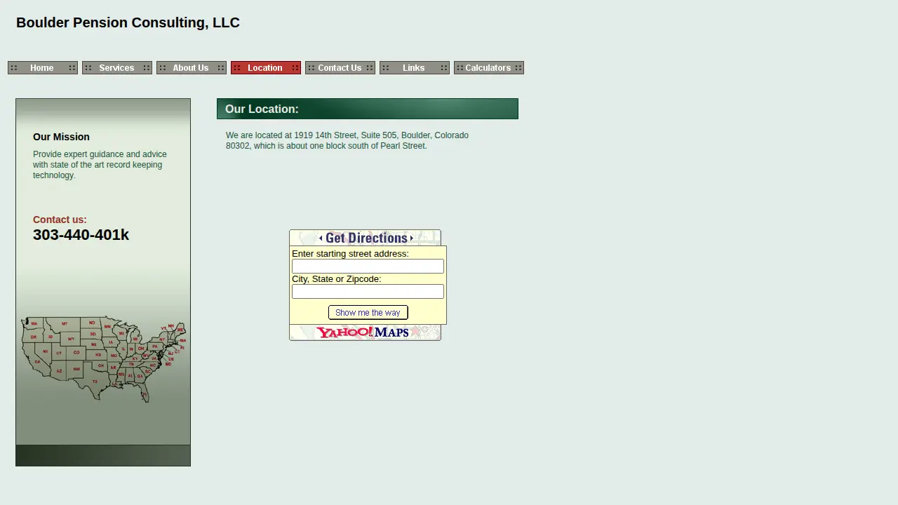 Boulder Pension Consulting, LLC page