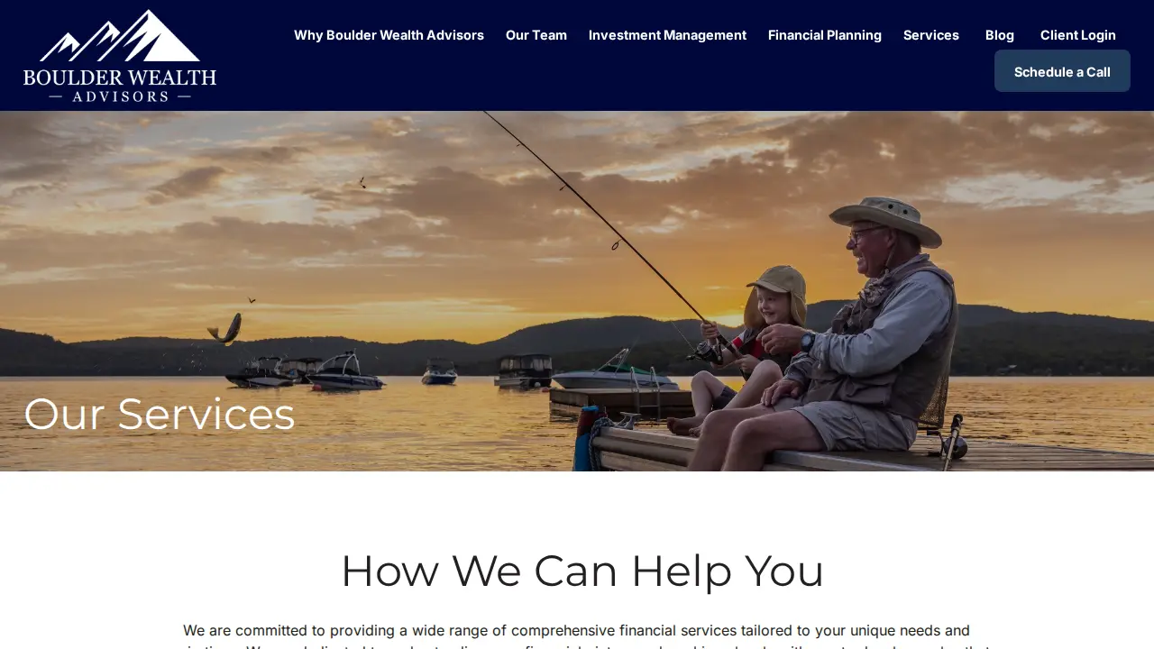 Boulder Wealth Advisors page