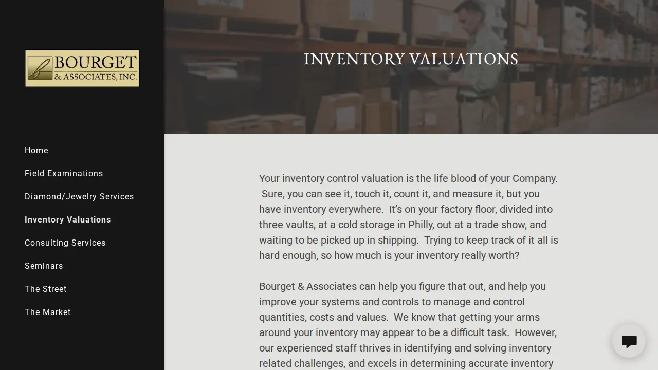 Bourget & Associates Inc page