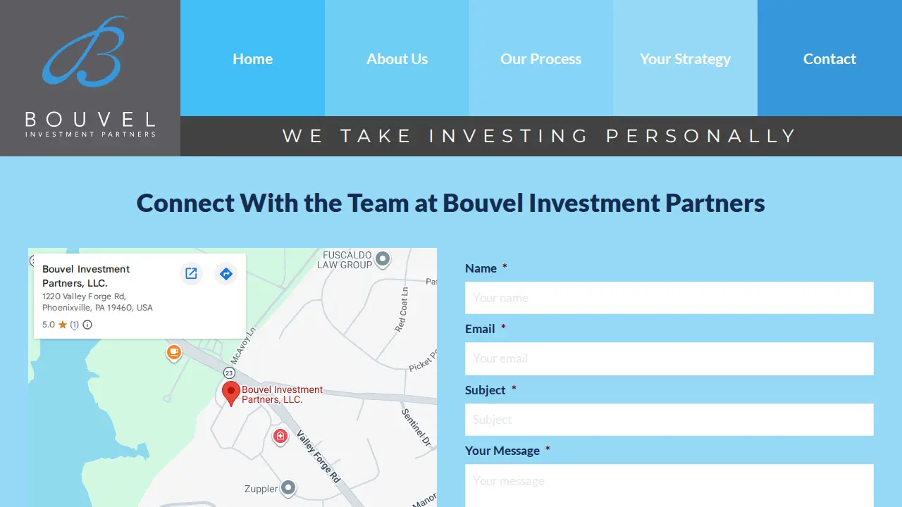 Bouvel Investment Partners, LLC. page