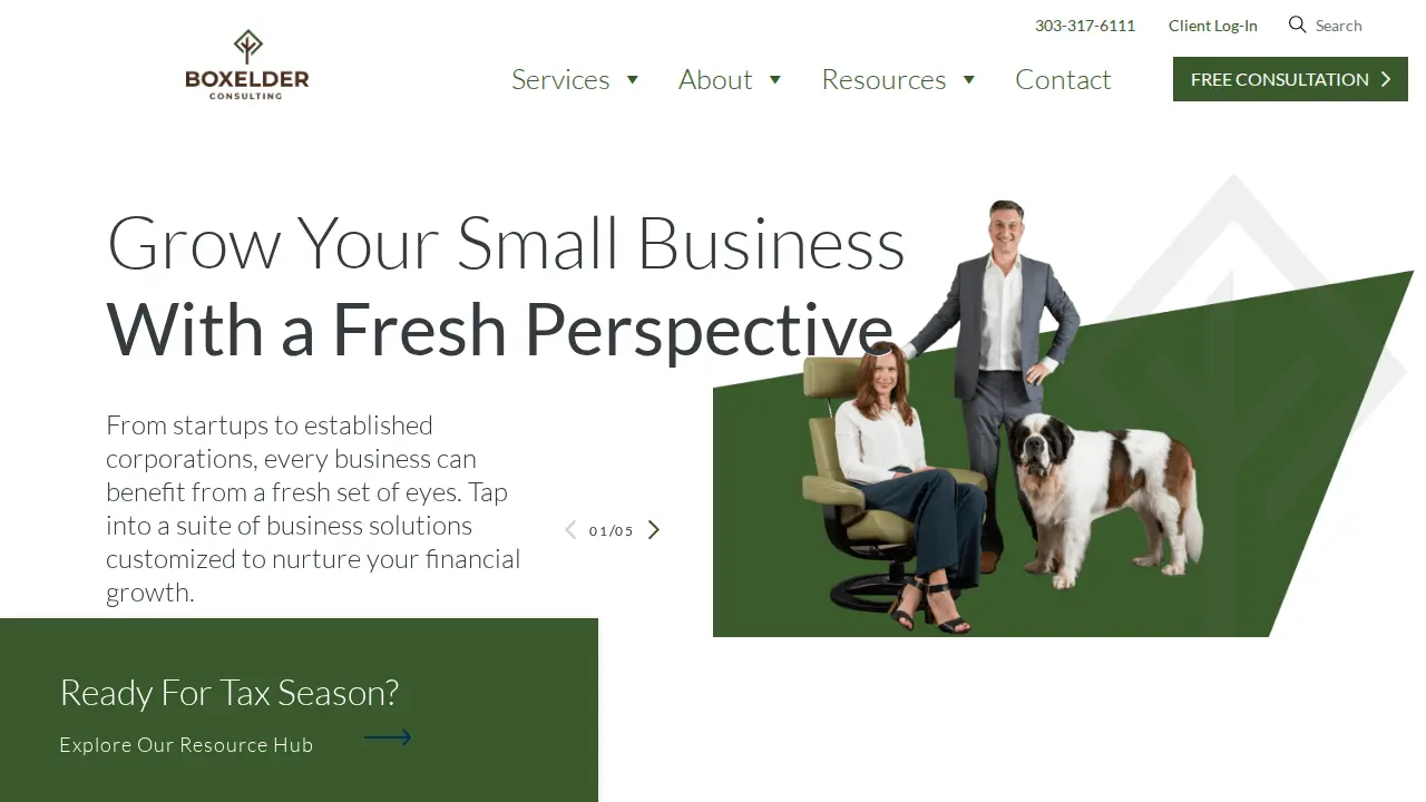 Boxelder Consulting & Tax Relief - Midwest page