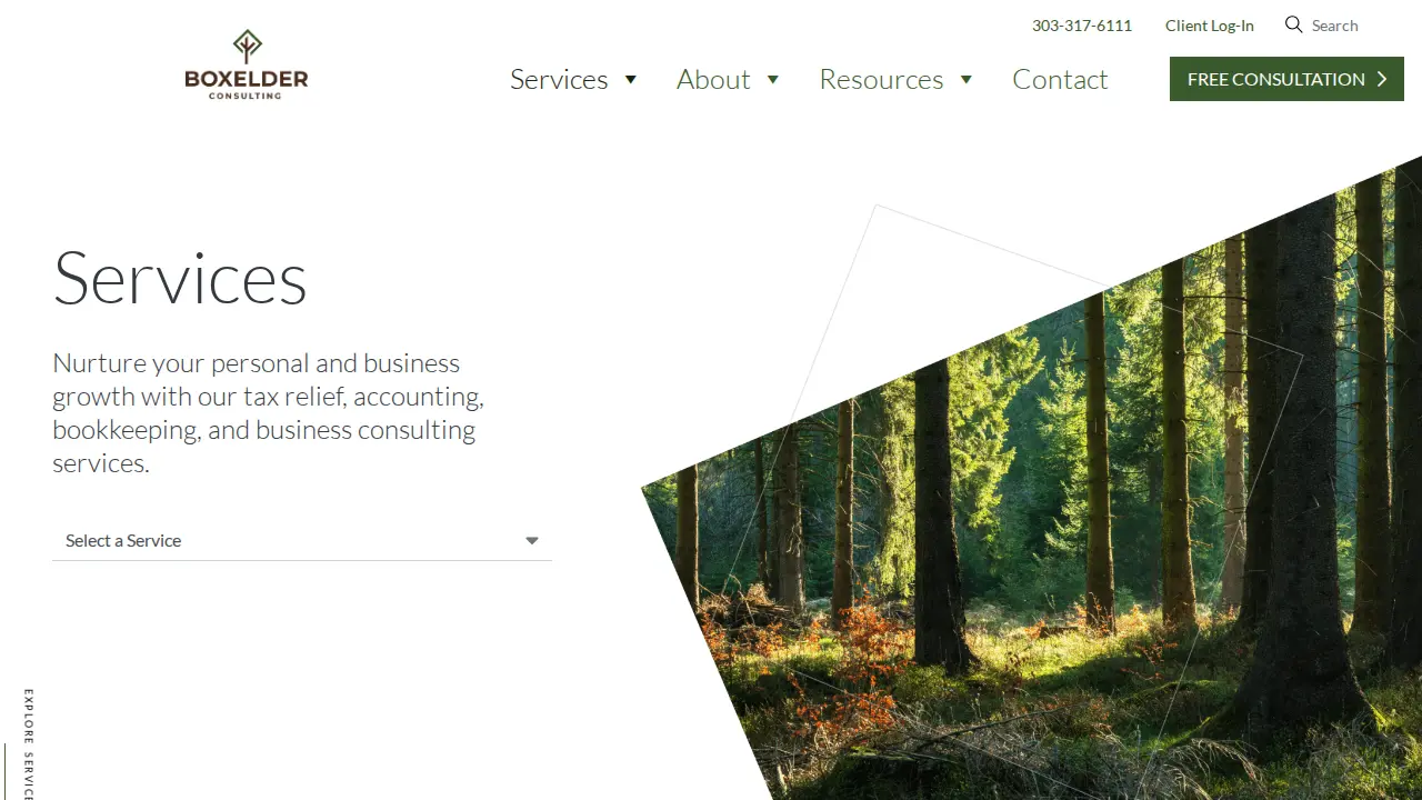 Boxelder Consulting & Tax Relief - Midwest page