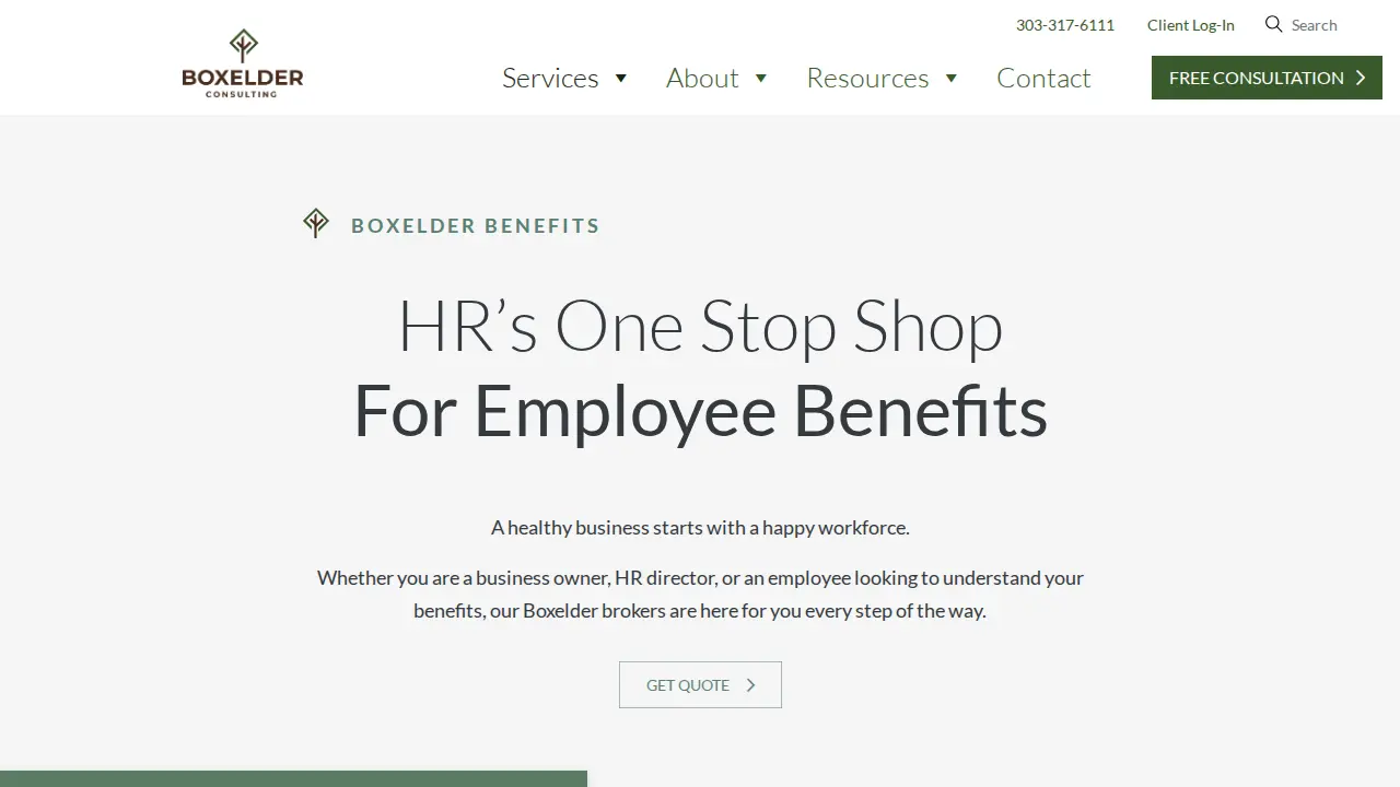 Boxelder Consulting & Tax Relief - Midwest page