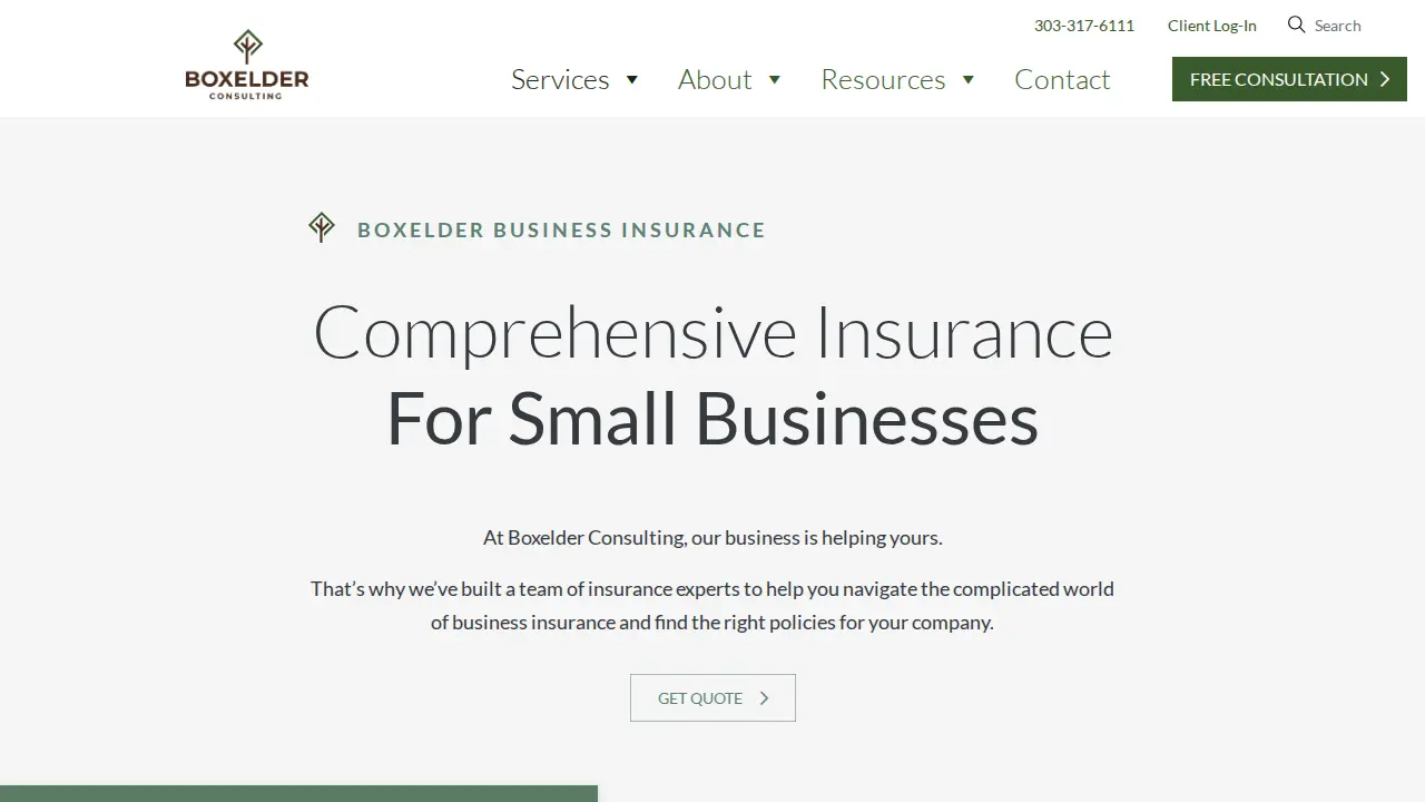 Boxelder Consulting & Tax Relief - Midwest page