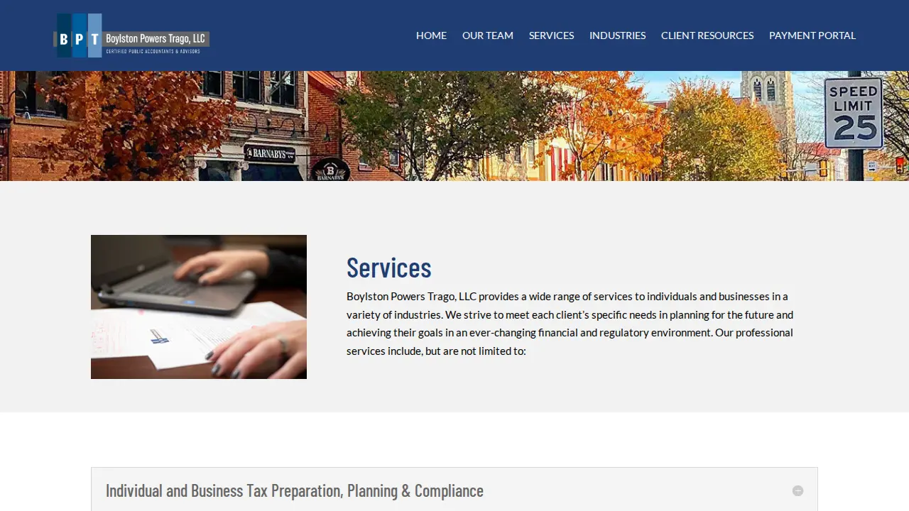 Boylston Powers Trago, LLC page