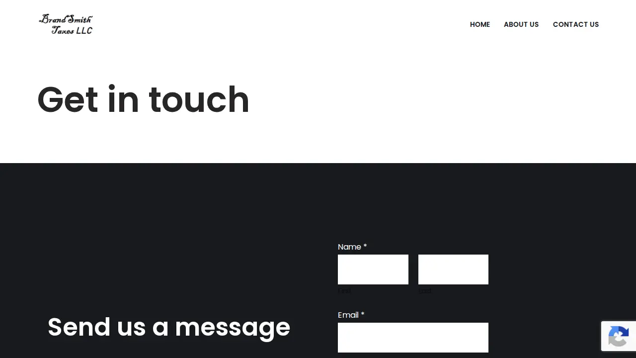 BrandSmith Taxes page