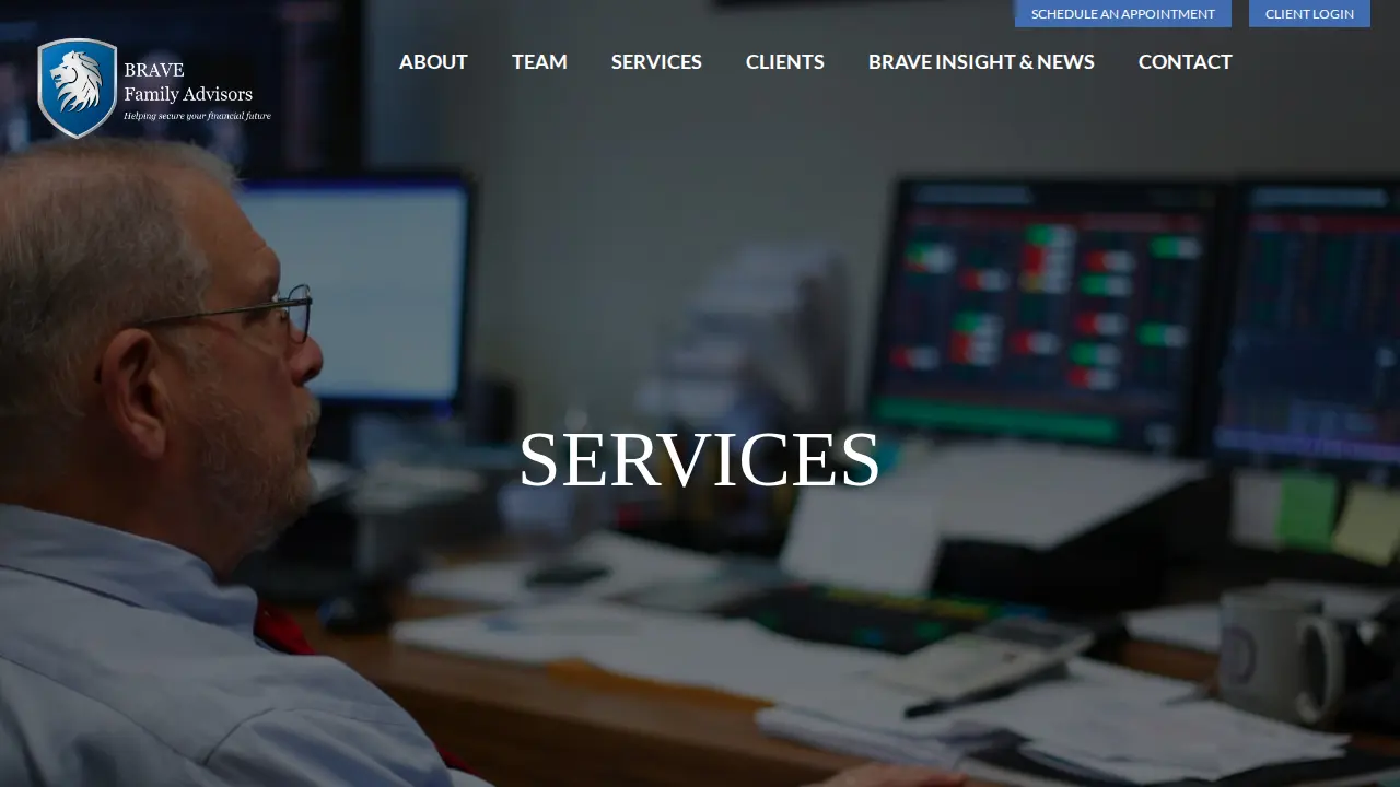 BRAVE Family Advisors page