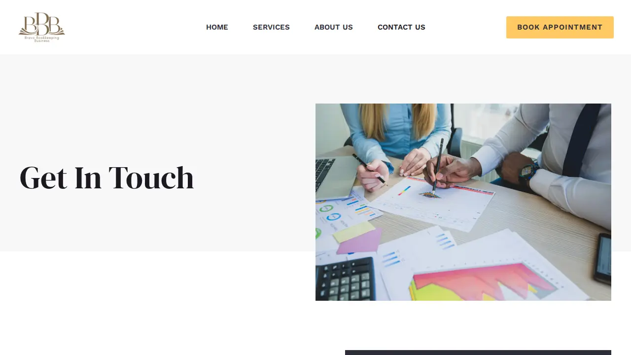 Bravo Bookkeeping Business page