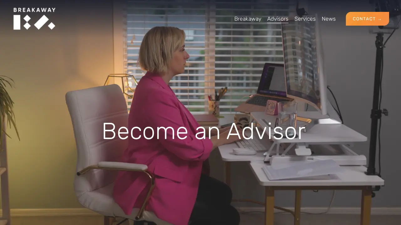 Breakaway Bookkeeping & Advising page