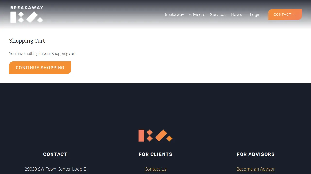 Breakaway Bookkeeping & Advising page