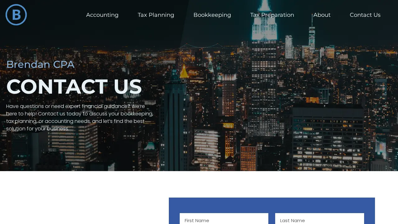 Brendan CPA page