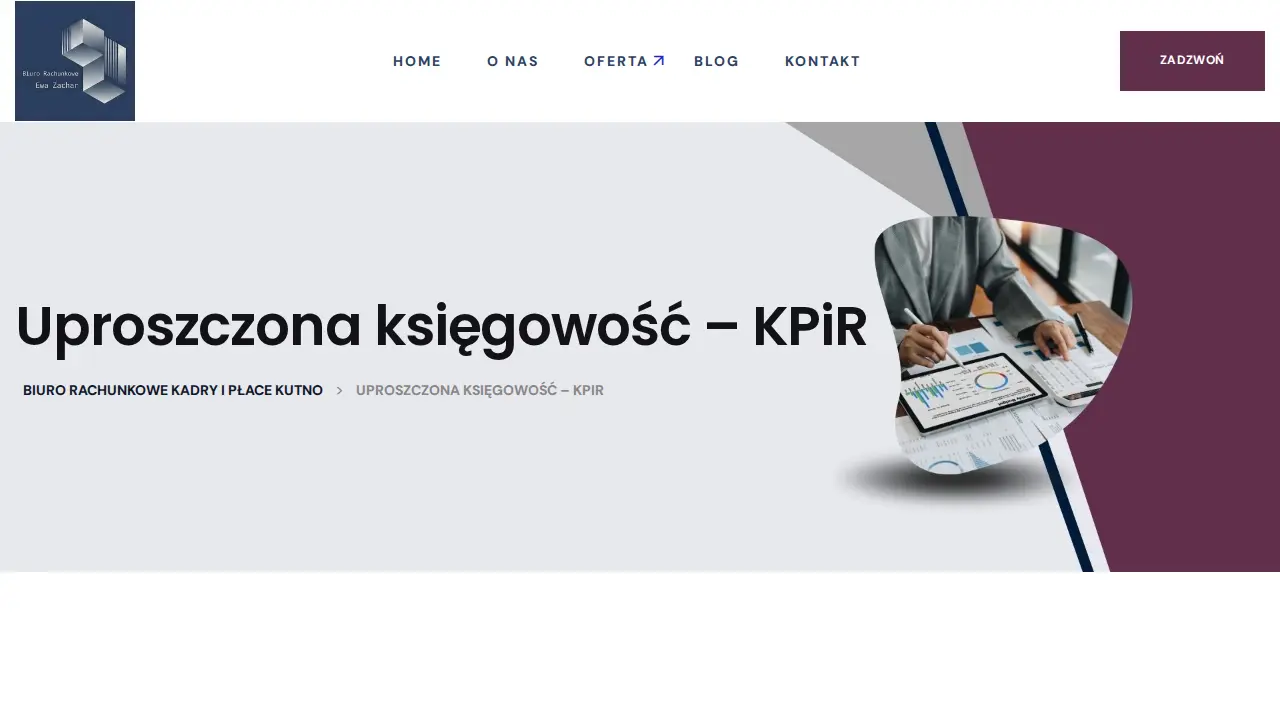 Biuro Rachunkowe Ewa Zachar - Księgowość Kutno page