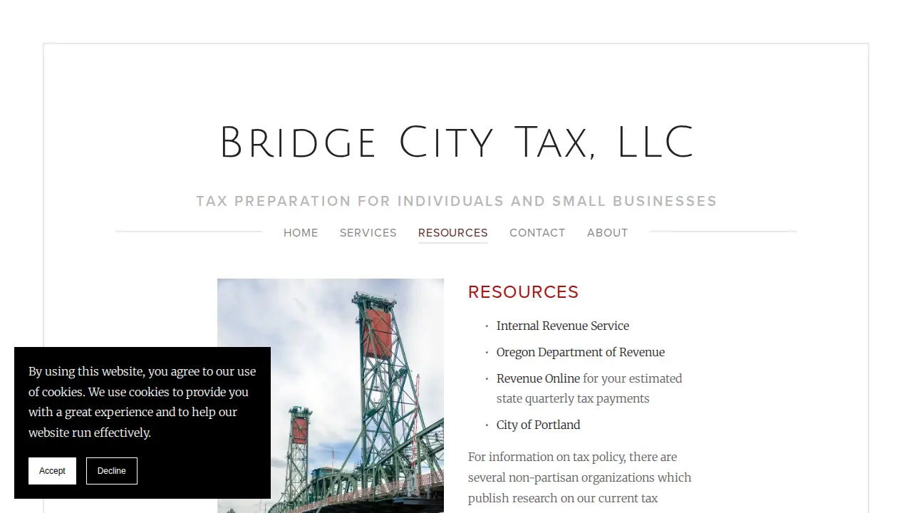 Bridge City Tax, LLC page