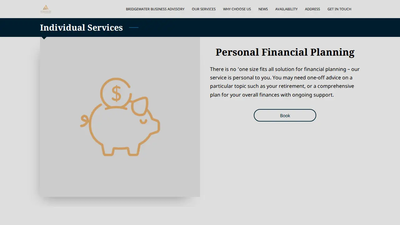 Bridgewater Business Advisory page