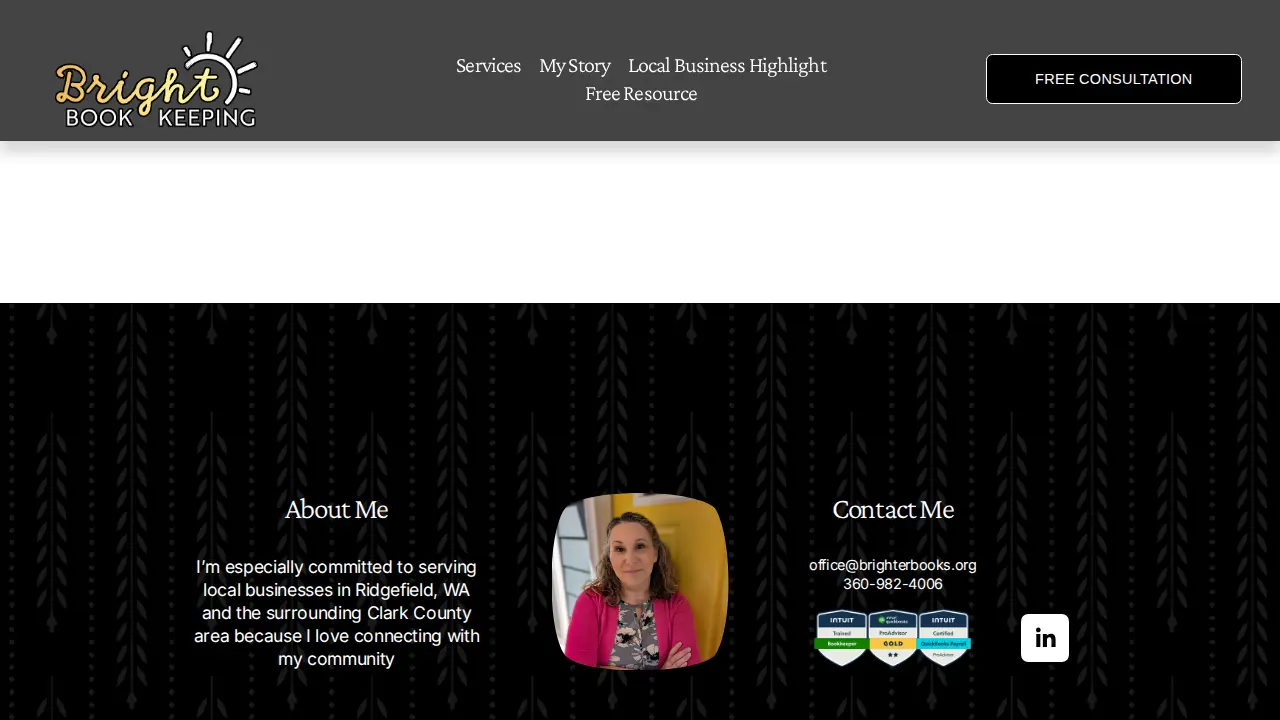 Bright Bookkeeping LLC page