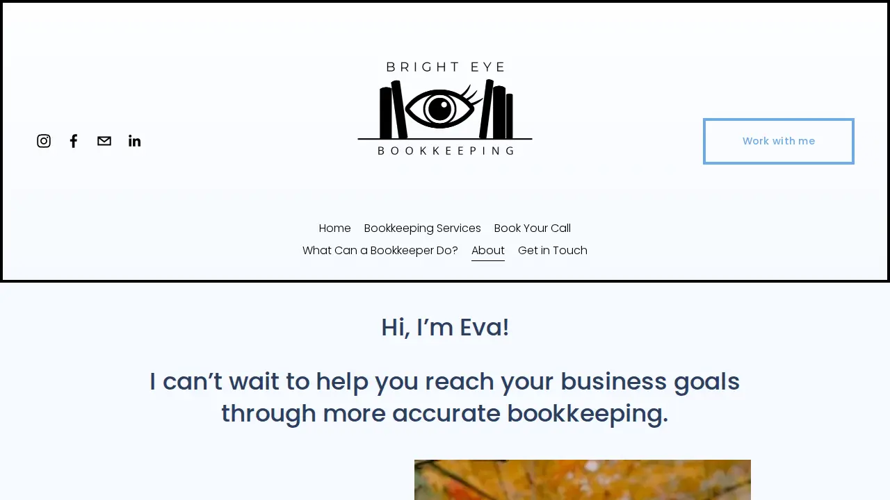 Bright Eye Bookkeeping LLC page