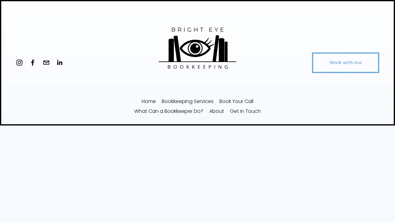 Bright Eye Bookkeeping LLC page