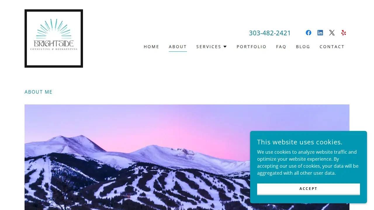 Brightside Consulting & Bookkeeping page
