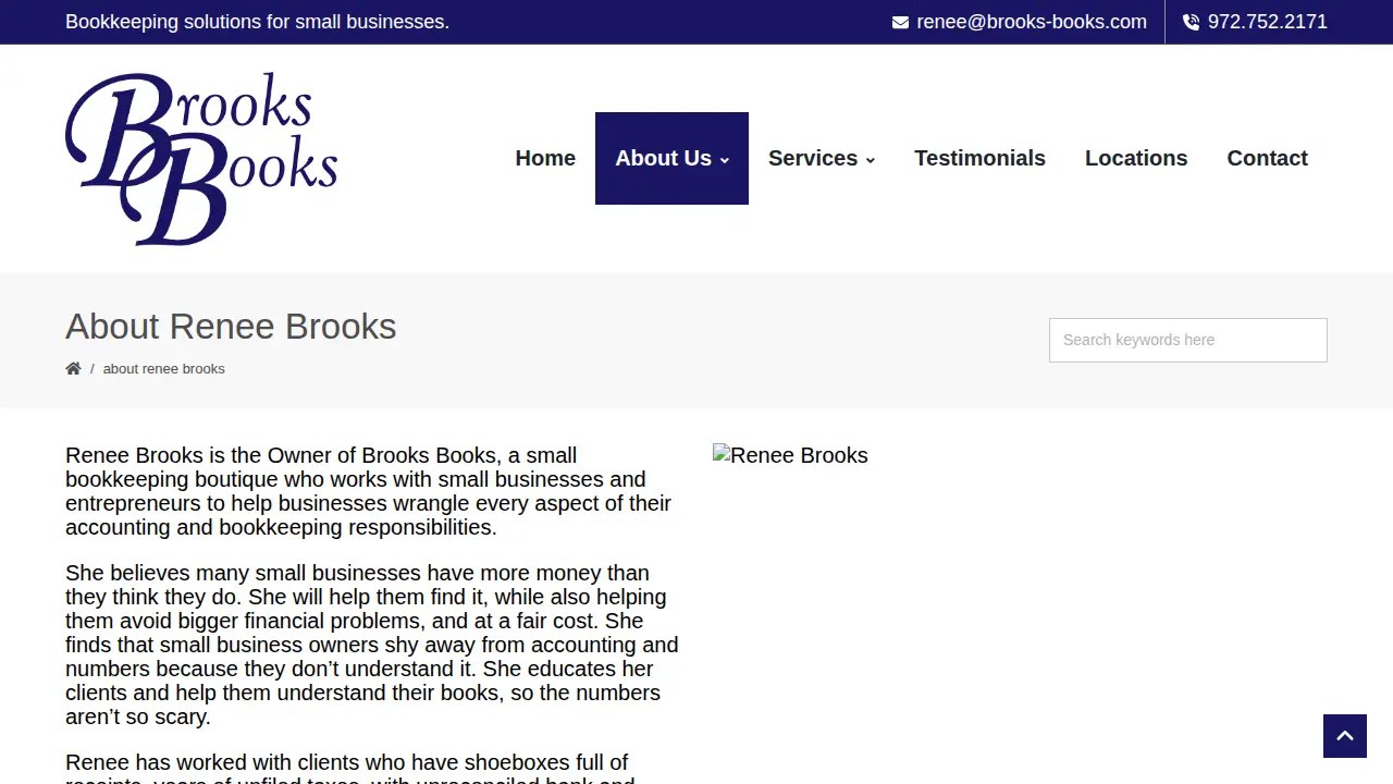 Brooks Books page