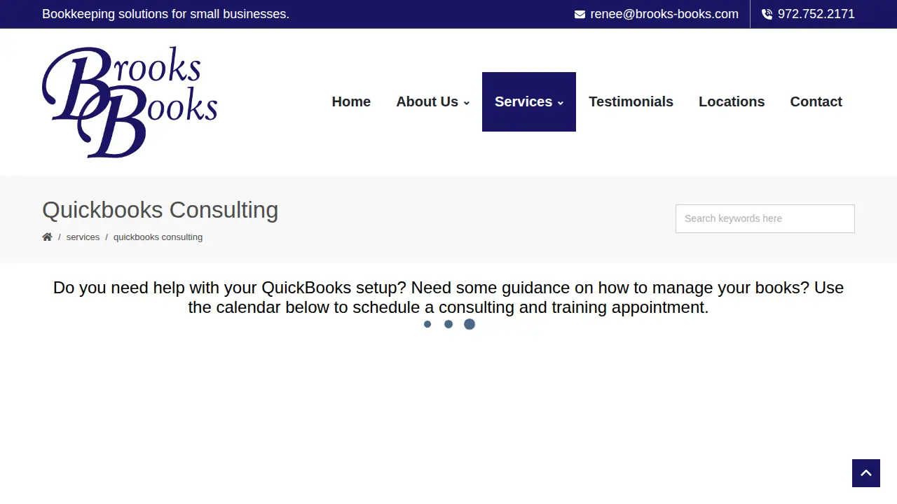 Brooks Books page