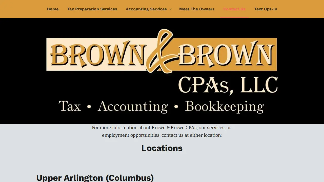 Brown & Brown CPAs, LLC page