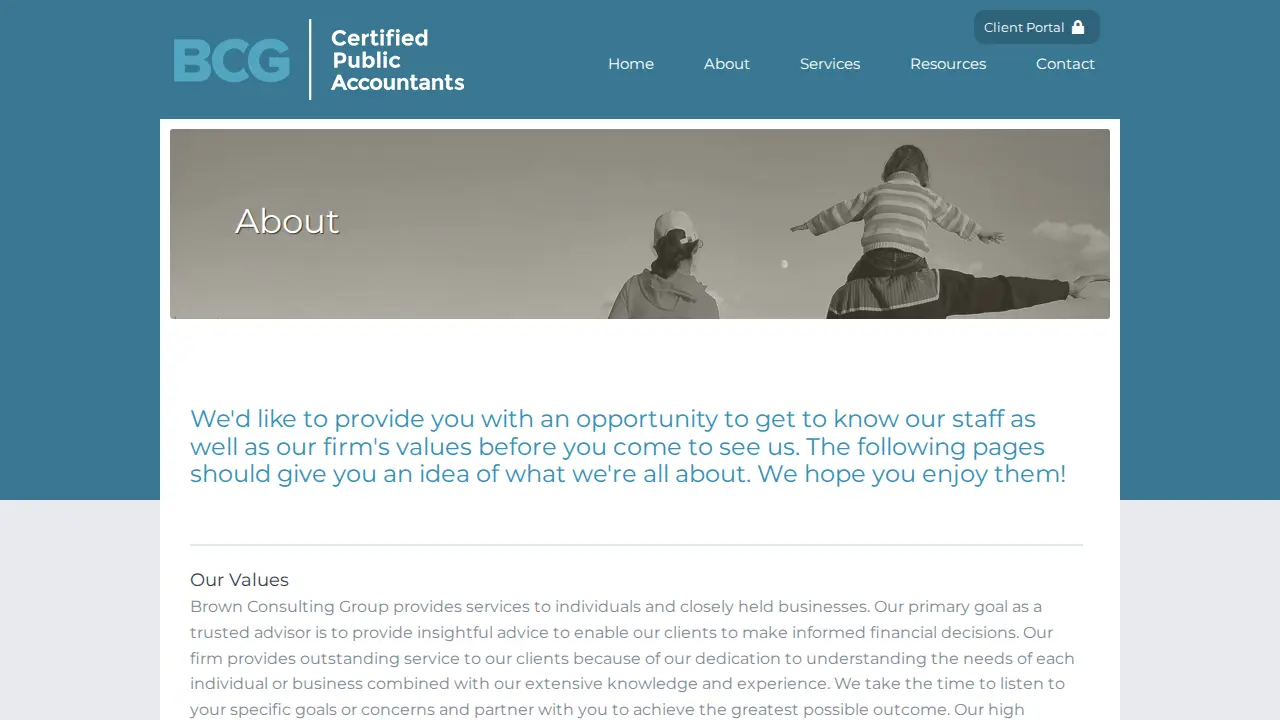 Brown Consulting Group page
