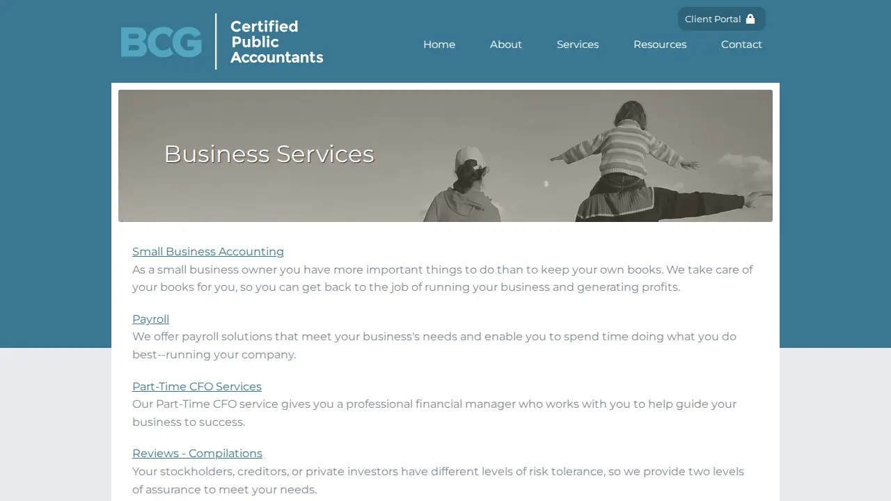 Brown Consulting Group page