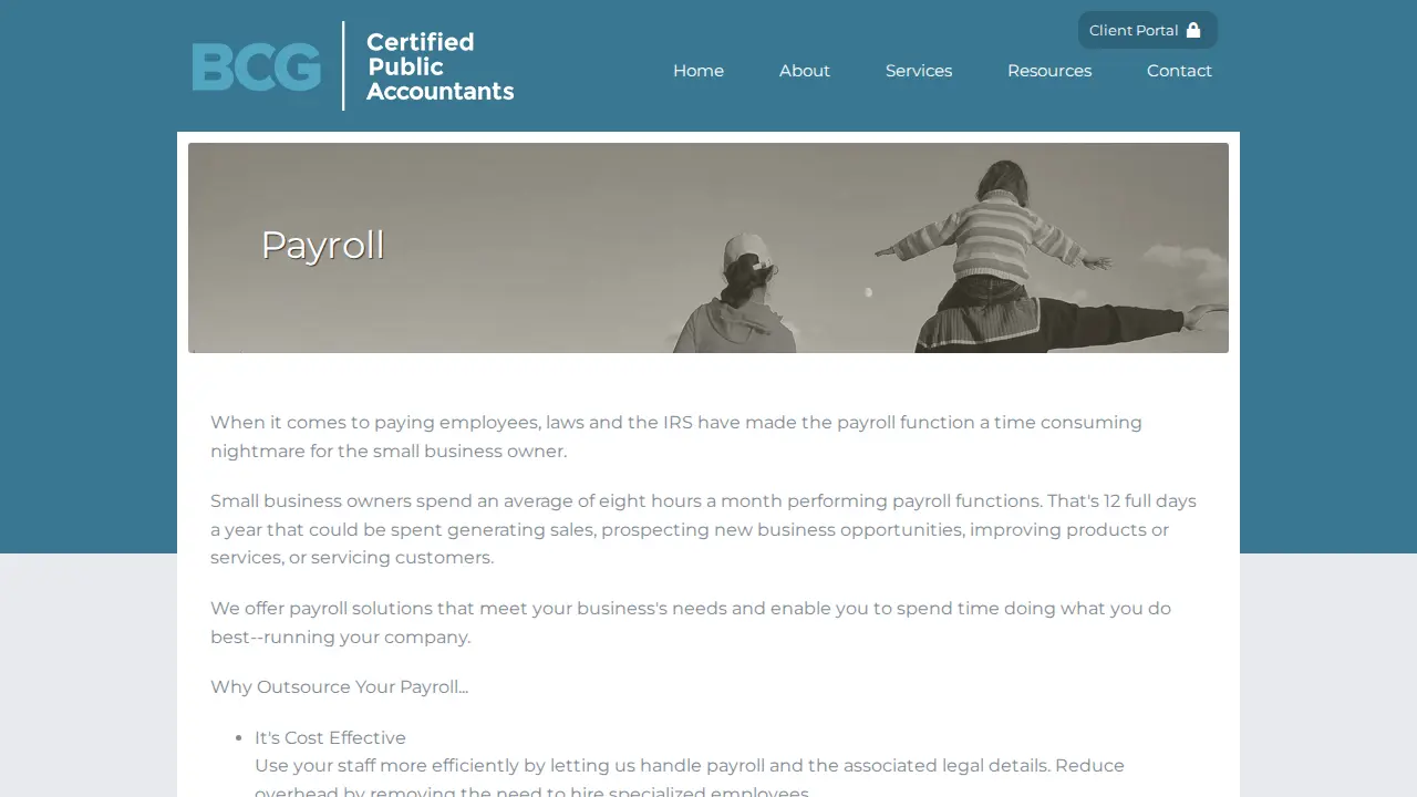 Brown Consulting Group page