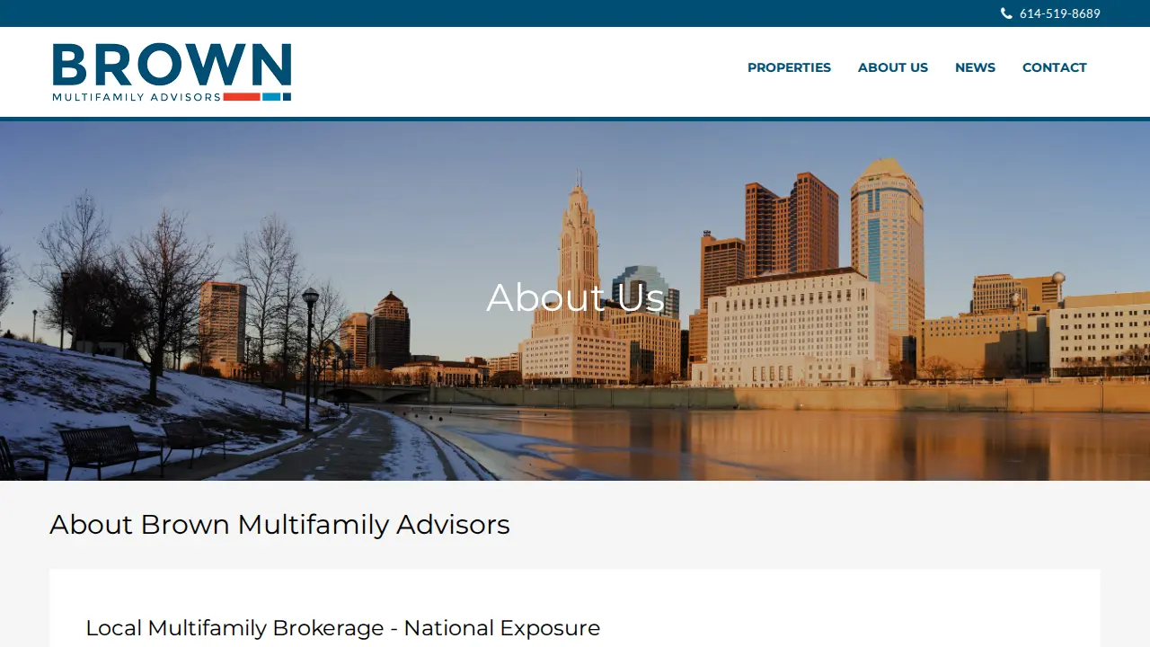Brown Multifamily Advisors page