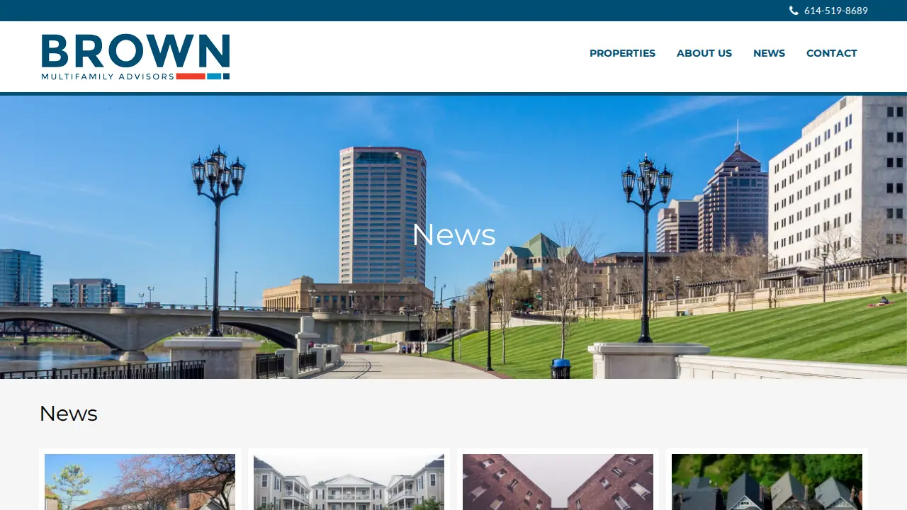 Brown Multifamily Advisors page