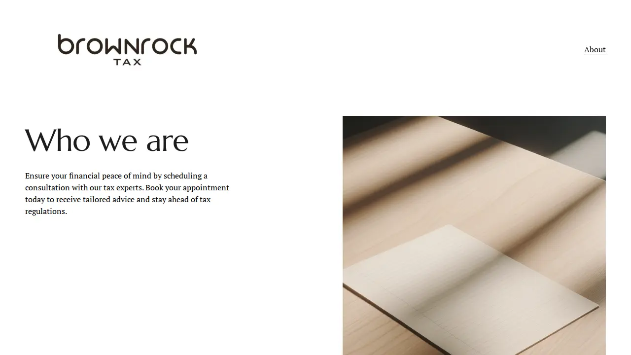 BrownRock Tax page