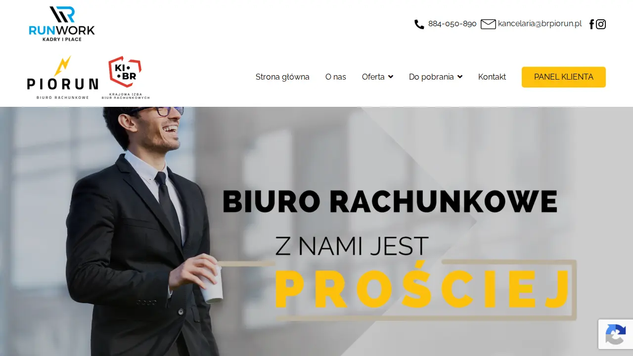 PIORUN Biuro Rachunkowe website