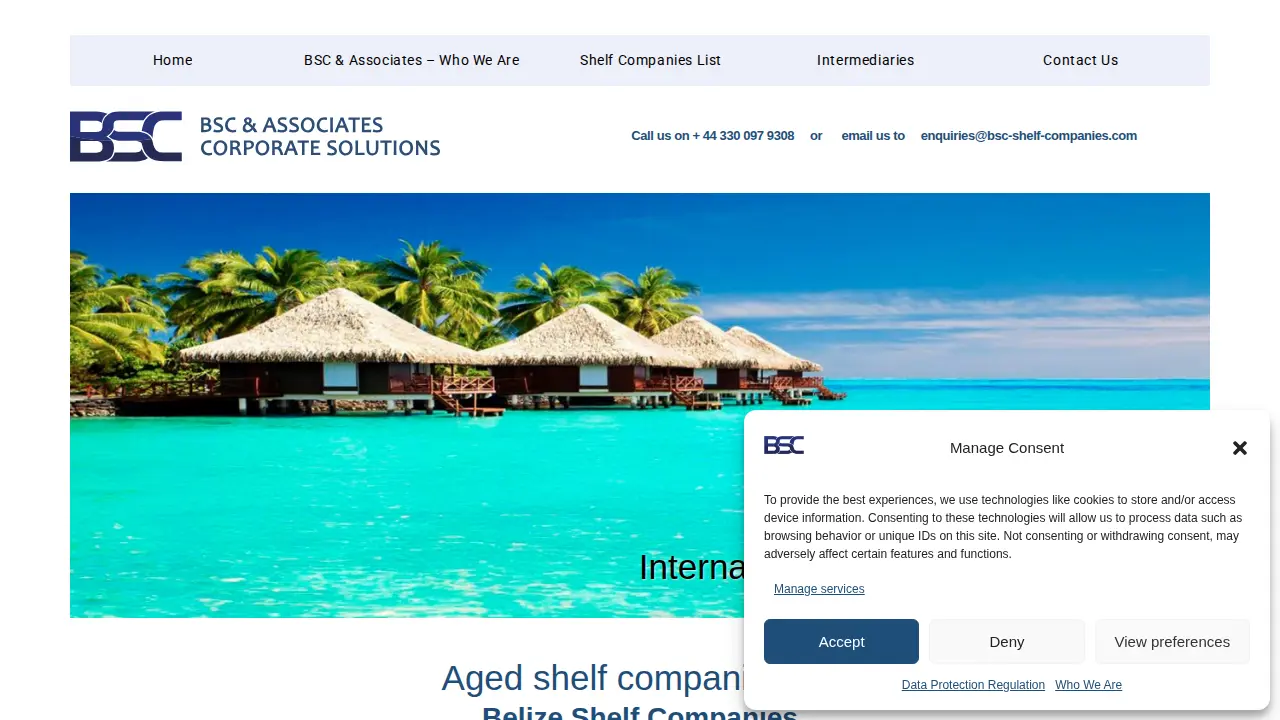 BSC & Associates page