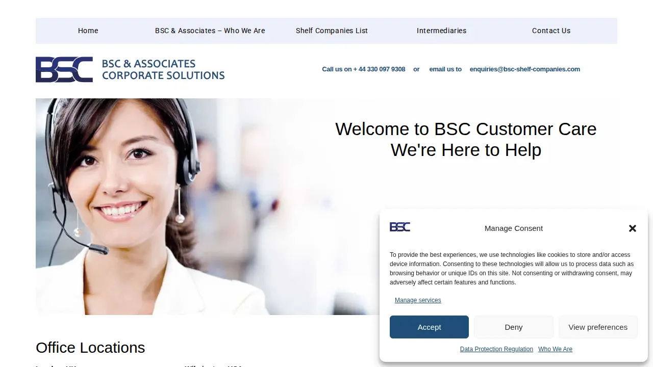 BSC & Associates page