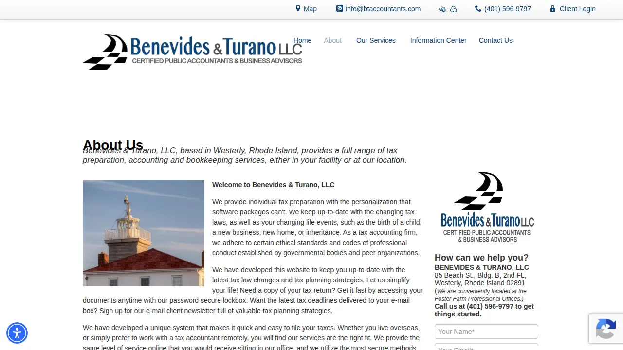 Benevides & Turano LLC page