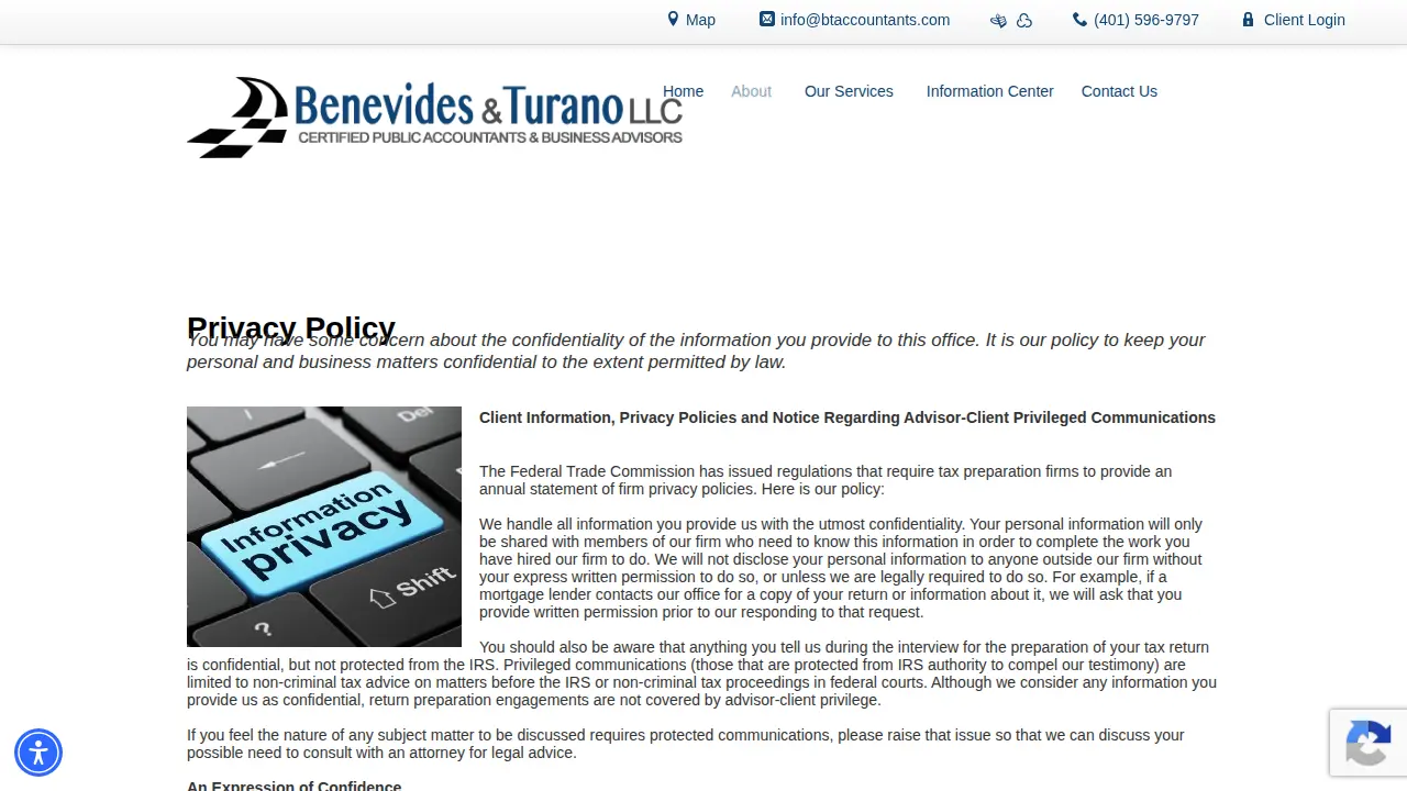 Benevides & Turano LLC page