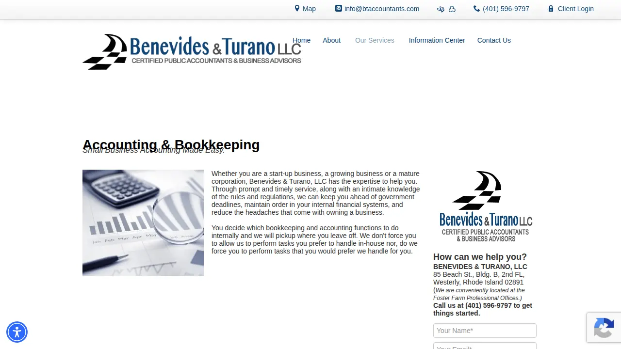 Benevides & Turano LLC page